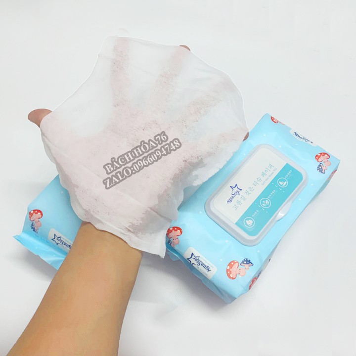 Khăn Ướt Organic Trẻ Em StayDry Aquastar 100 Tờ Không Mùi Hương - An Toàn 100% Tuyệt Đối Cho Trẻ