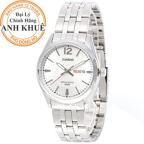Đồng hồ nam dây kim loại Casio chính hãng Anh Khuê MTP-1335D-7AVDF