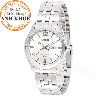 Đồng hồ nam dây kim loại Casio chính hãng Anh Khuê MTP-1335D-7AVDF