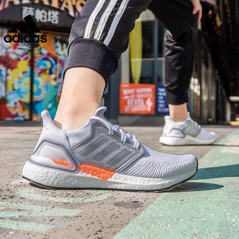 Giày thể thao Sneaker Adidas Ultra Boost 2020 x NASA màu Trắng Silver