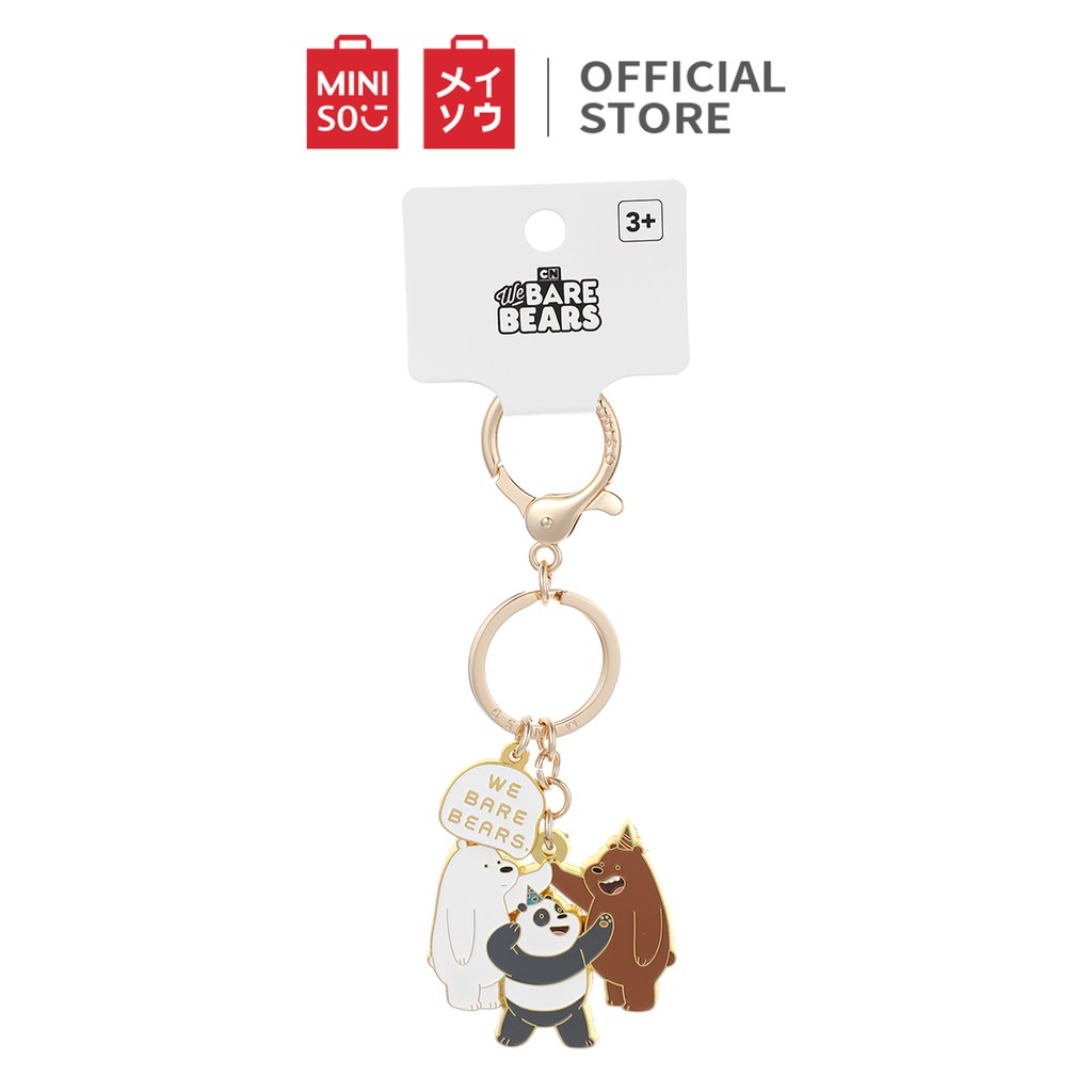 Móc treo trang trí Mặt dây chuyền túi / Móc khóa Miniso x We Bare Bears 3.0