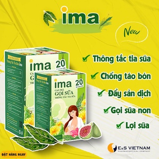 Trà Gọi Sữa Sau Sinh Mổ - Thông Tắc Tia Sữa IMA Cho Mẹ Sau Sinh - Mát Sữa, Đẩy Sản Dịch, Chống Táo Bón Cho Mẹ và Bé