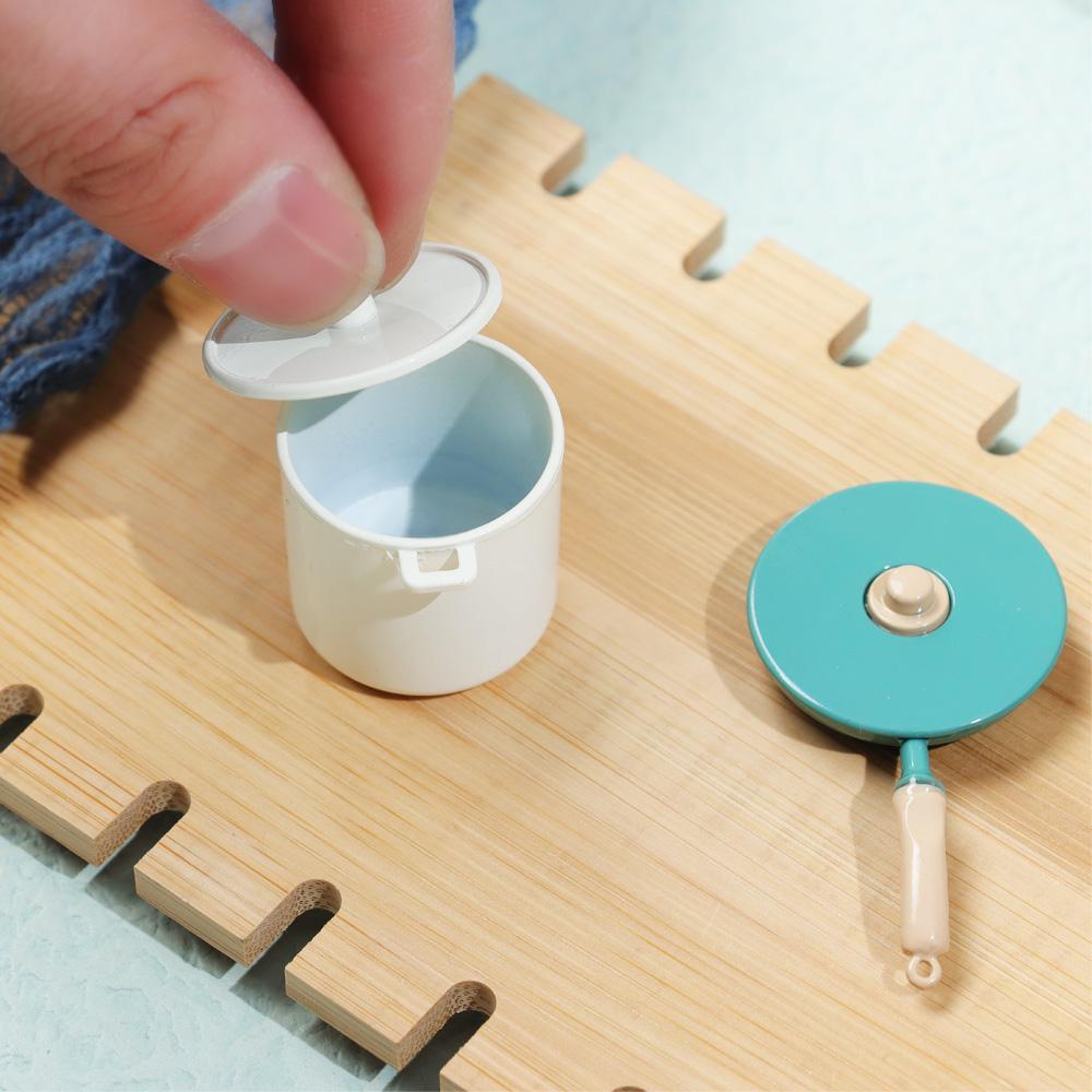 Nồi Nấu Súp Mini Dùng Làm Đạo Cụ Chụp Ảnh Cho Nhà Búp Bê
