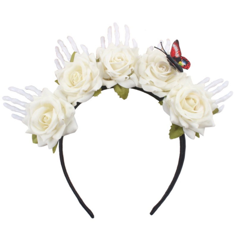 Băng Đô Hoa Hồng Hóa Trang Halloween