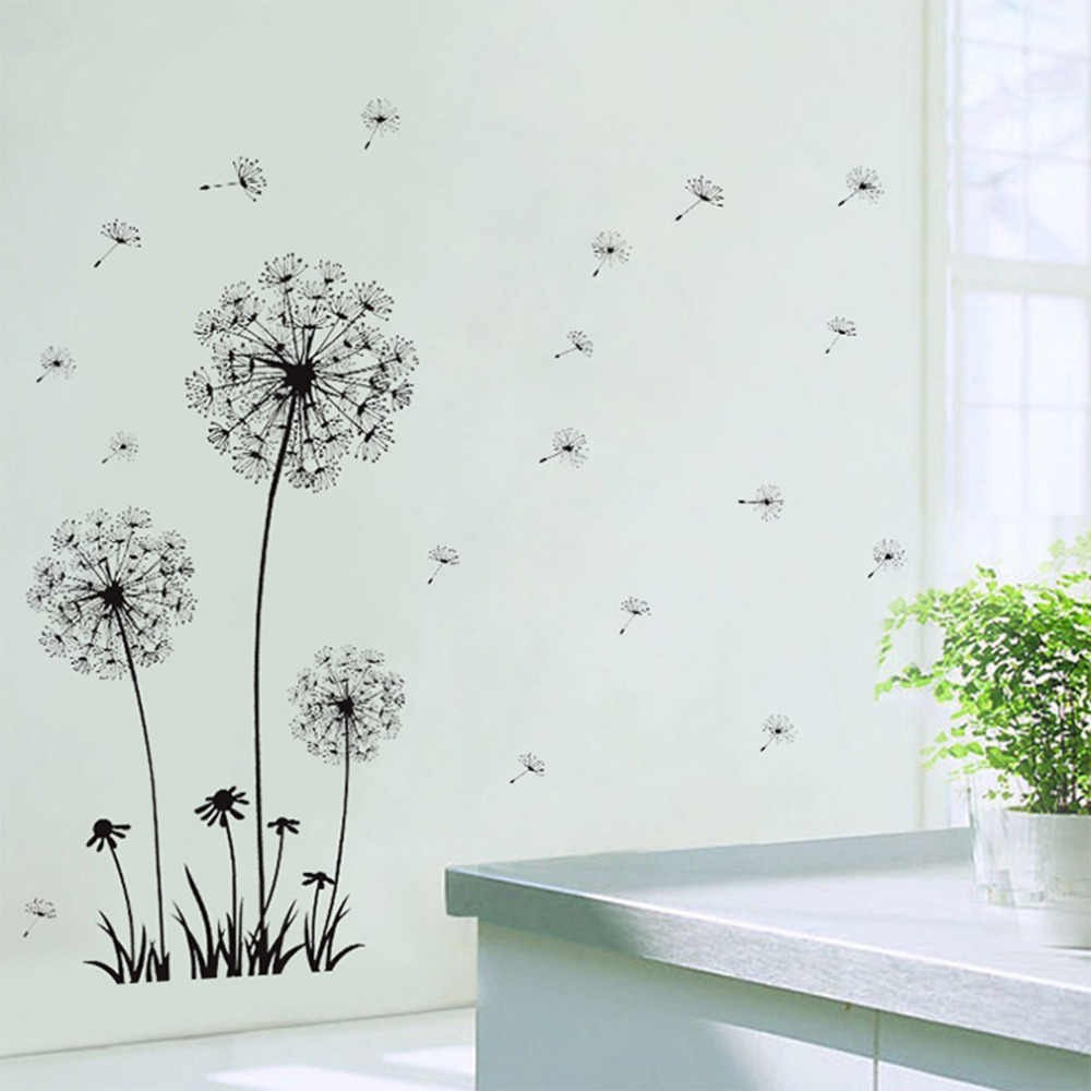 Decal dán tường hoa bồ công anh trang trí sang trọng ý nghĩa size lớn