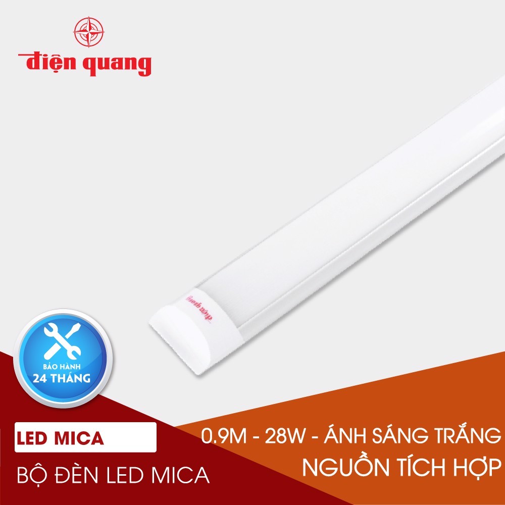 Bộ đèn LED Mica Điện Quang ĐQ LEDMF04 28765 (0.9m 28W daylight, nguồn tích hợp)