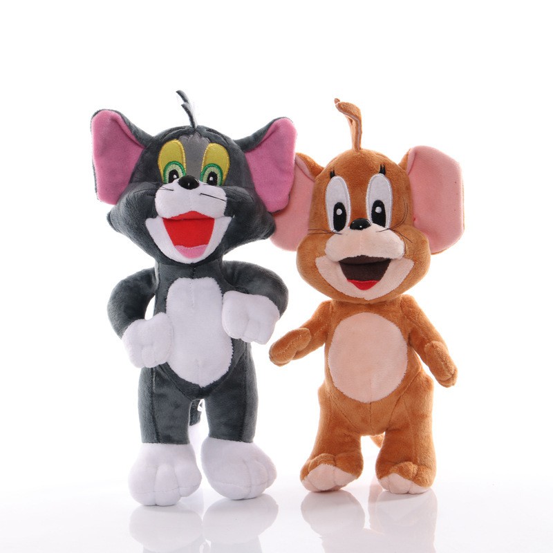 Thú Nhồi Bông tom Và jerry Dễ Thương 15cm 25cm