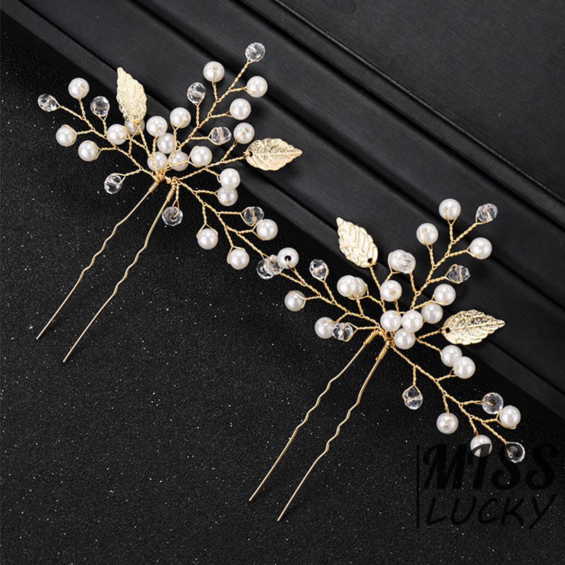 Set 2 trâm cài tóc kiểu dáng thời trang thanh tú cho nữ