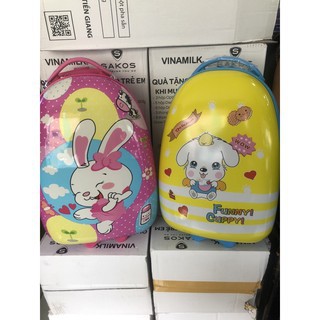 Vali Kéo Trứng Cho Bé Vinamilk - Balo kéo cho bé cấp 1