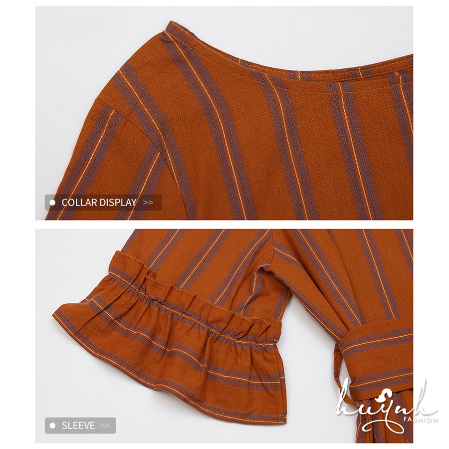 Đầm suông đuôi cá cách điệu có dây thắt eo vải mềm mịn - DNTN02