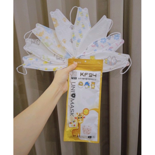 KHẨU TRANG KF94 UNI MASK BÉ CÔNG NGHỆ HÀN QUỐC ( TÚI 10 CÁI ) | BigBuy360 - bigbuy360.vn