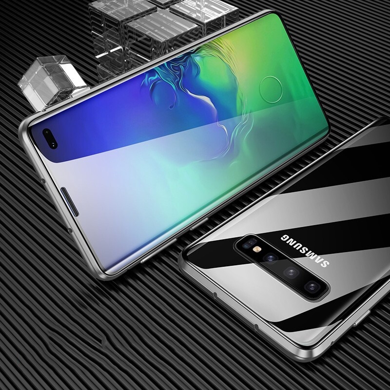 Ốp điện thoại hai mặt viền nam châm cho Samsung S10plus S10 Note10 10Plus s9 s8 note9 note8 s9+ s8+ | BigBuy360 - bigbuy360.vn