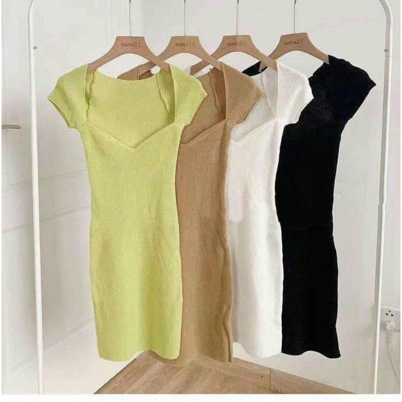 [Mã SKAMA06 giảm 8% tối đa 50K đơn 250K] Đầm len body form ôm siêu xinh, chất len mềm mịn co giãn thoải mái (hình thật ) | BigBuy360 - bigbuy360.vn