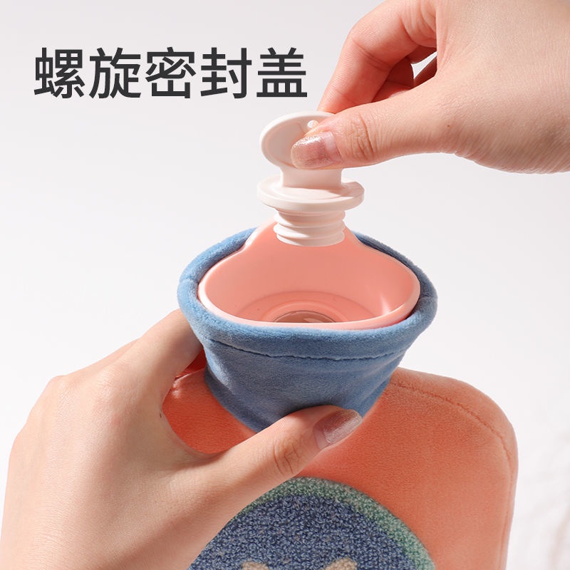 Túi Chườm Nước Nóng Dày Dặn Giữ Ấm Chống Nổ Họa Tiết Dễ Thương