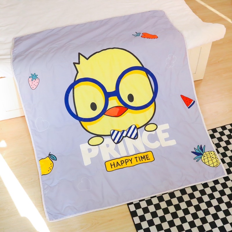 Chăn Cotton Cho Bé, Chất Liệu Mềm Thoáng Mát, Tặng Kèm Gối Nằm Cho Bé (Shinbedding)