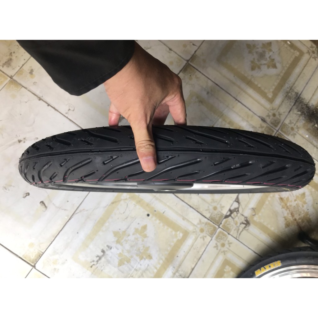 COMBO LỐP-VỎ KHÔNG RUỘT MAXXIS 70,80/90-17+CẶP VAN VÒI GẮN MỌI DÒNG XE MÁY HONDA,YA ...