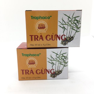 Trà gừng Traphaco hộp 10 gói x 3g