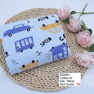 Vải cotton 100% tự nhiên - Vải cotton thun co giãn 2c 4c ô tô
