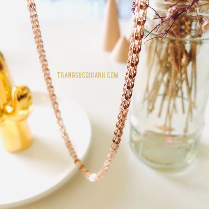 Dây chuyền titan đuôi phụng sang chảnh