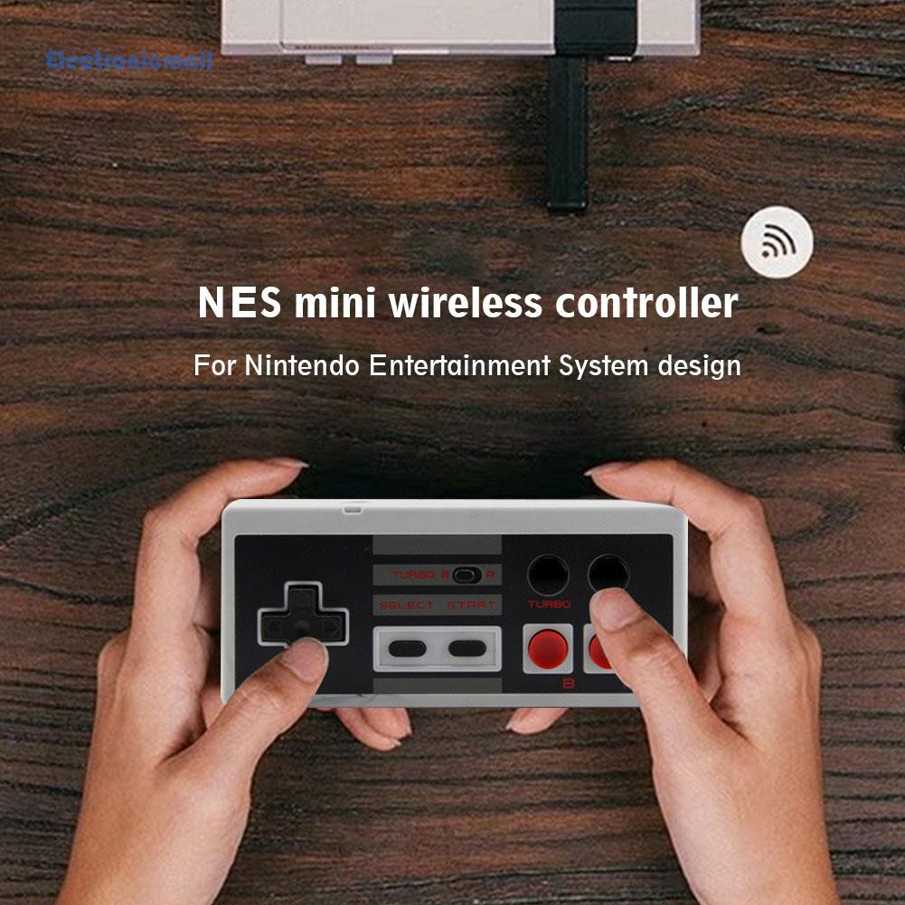 ElectronicMall01 2.4GHz Game Console Wireless Controller Joystick Gamepad for Nintend Entertainment System NES Mini