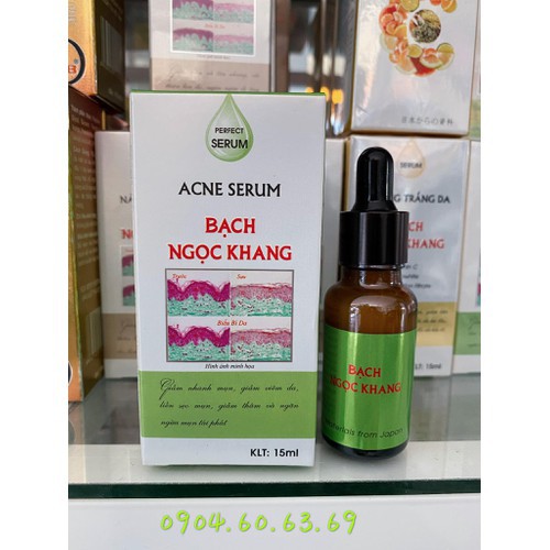 Acne Serum Giảm Mụn Thâm 15ml BẠCH NGỌC KHANG