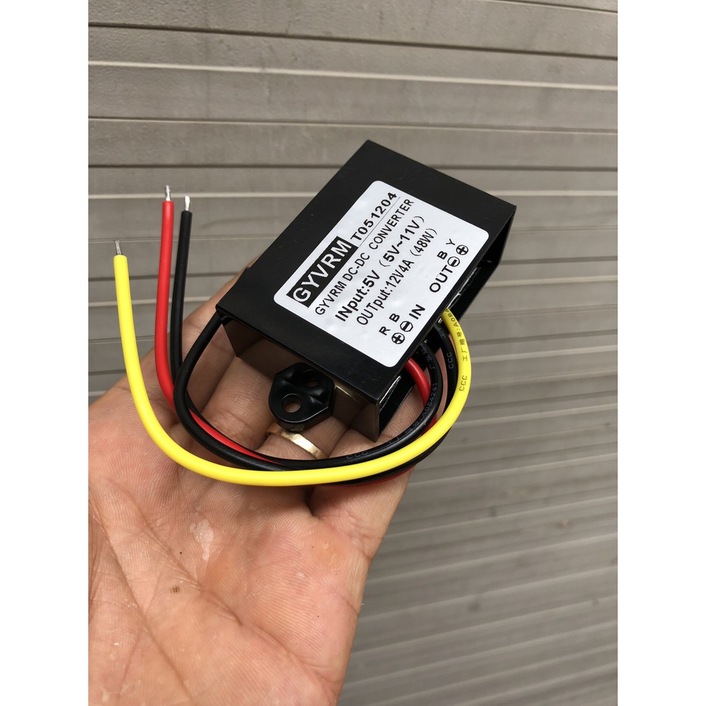 Bộ chuyển đổi nguồn từ 5V lên 12v