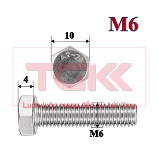 Bulong inox 304 m6