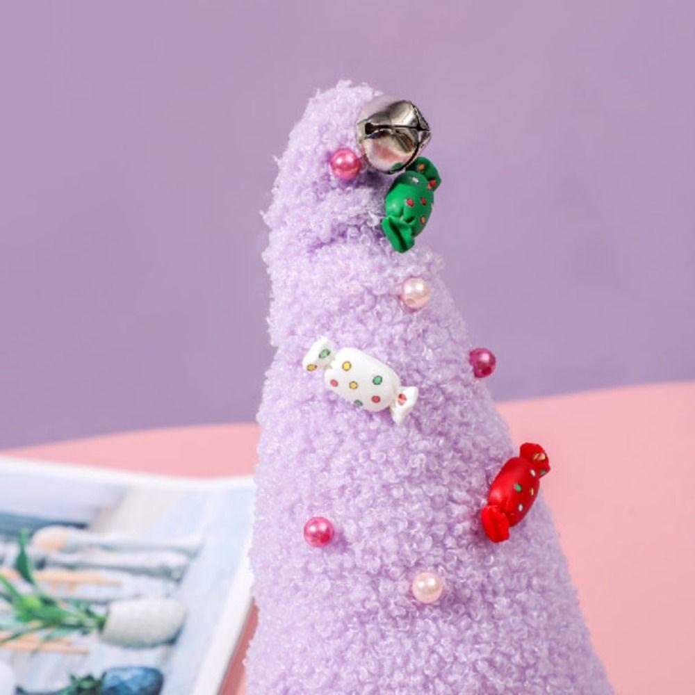 Epoch 1 Búp Bê Nhồi Bông Màu Tím / Hồng Dễ Thương Trang Trí Giáng Sinh