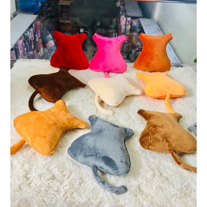 Gối ôm hình mèo dễ thương phong cách Hàn Quốc