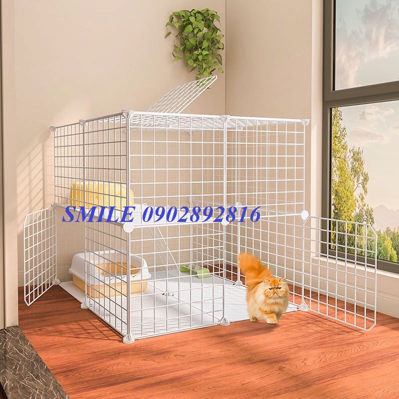 [TẶNG MÓC CHUỒNG] COMBO CHUỒNG, LỒNG LƯỚI THÉP LOẠI LỚN CHO CHÓ MÈO THÚ CƯNG ĐA NĂNG