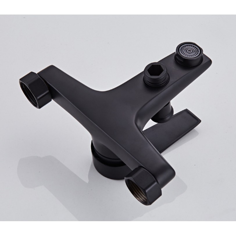 Bộ vòi sen tắm nóng lạnh Faucet màu đen - ms3