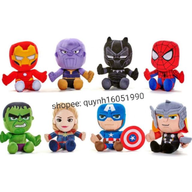 Gấu bông siêu nhân hoạt hình MARVEL AVENGERS