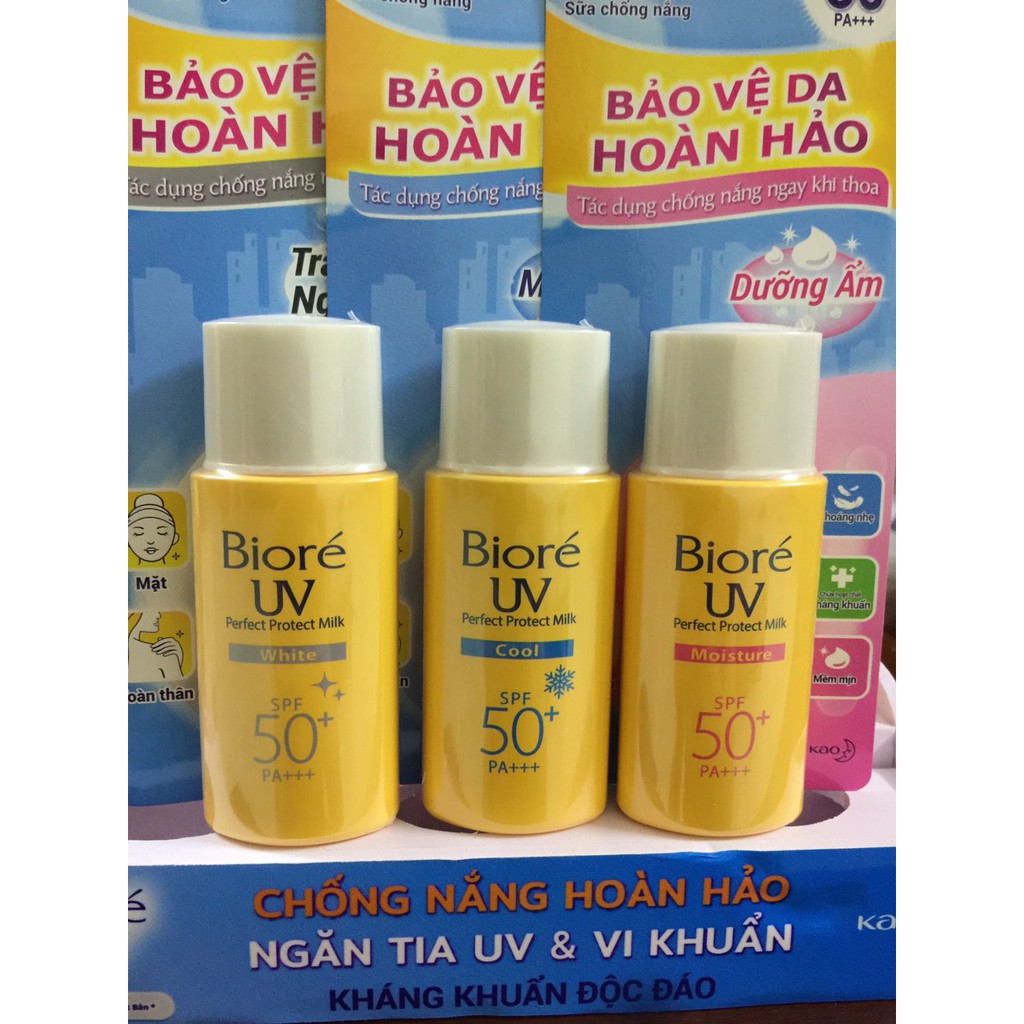 Sữa Chống Nắng Bảo Vệ Da Hoàn Hảo Biore SPF50 PA++++ Chai 25ml