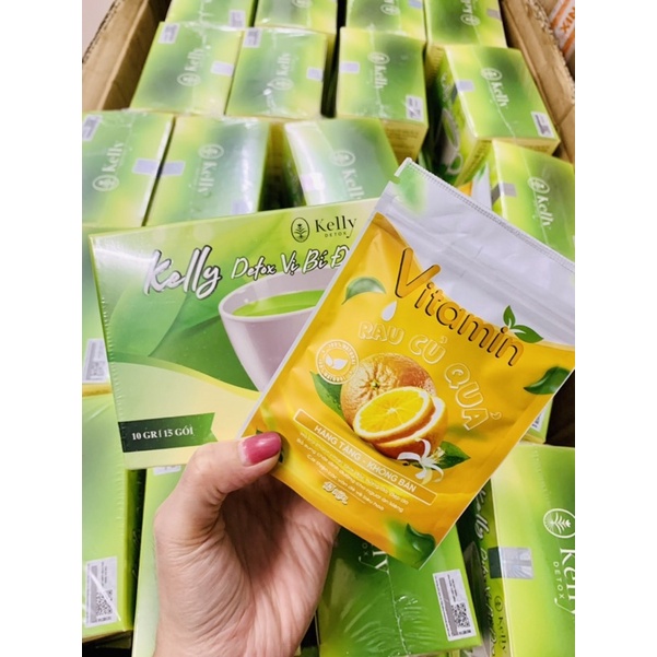 TRÀ BÍ ĐAO KELLY DETOX MẪU MỚI