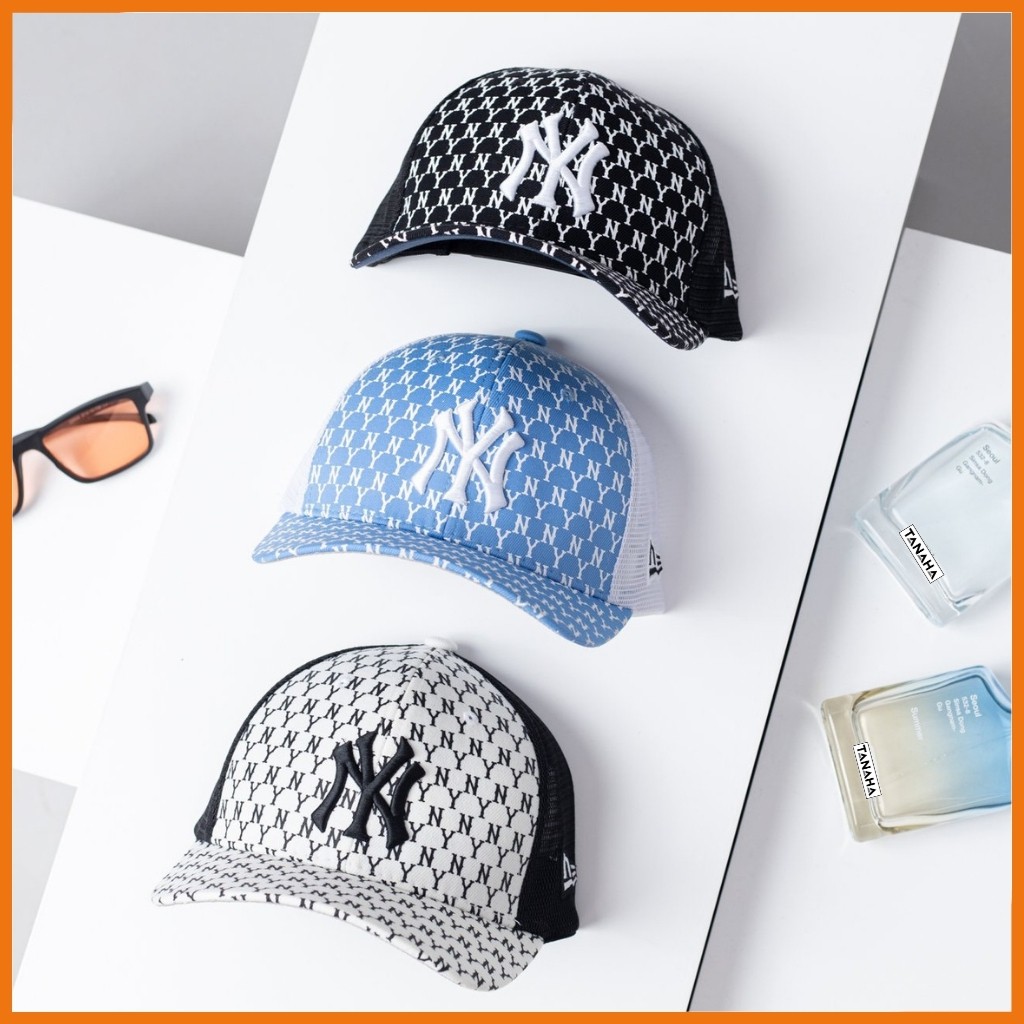 Mũ Lưỡi Trai Nón Kết Ny Logo Thêu Sắc Nét Phối Lưới Hàng Xuất Khẩu Cao Cấp Free Size Thời Trang Nam Nữ