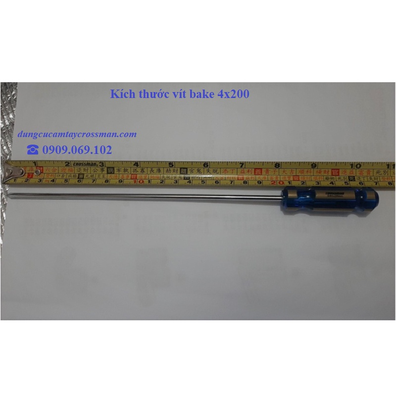 Tua vít bake, dẹp Crossman cán CR cao cấp