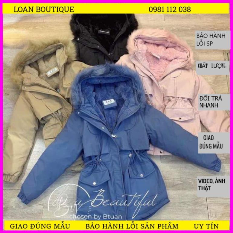 ÁO PAKKA LÓT LÔNG  CAO CẤP