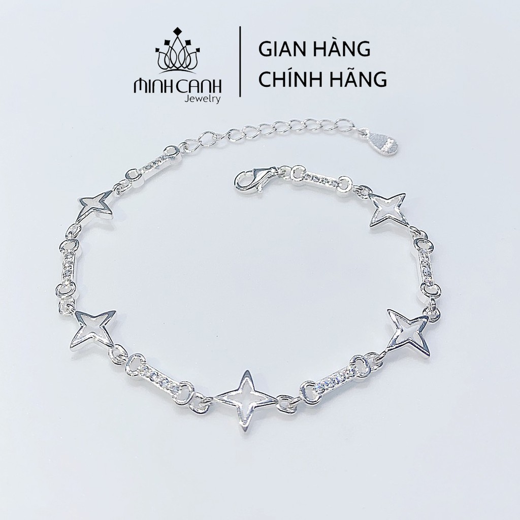 Lắc Tay Bạc Nữ Chuỗi Sao - Minh Canh Jewelry