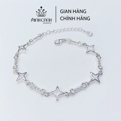 Lắc Tay Bạc Nữ Chuỗi Sao - Minh Canh Jewelry