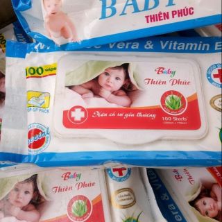 Khăn giấy ướt baby Thiên Phúc 100 tờ/bịch