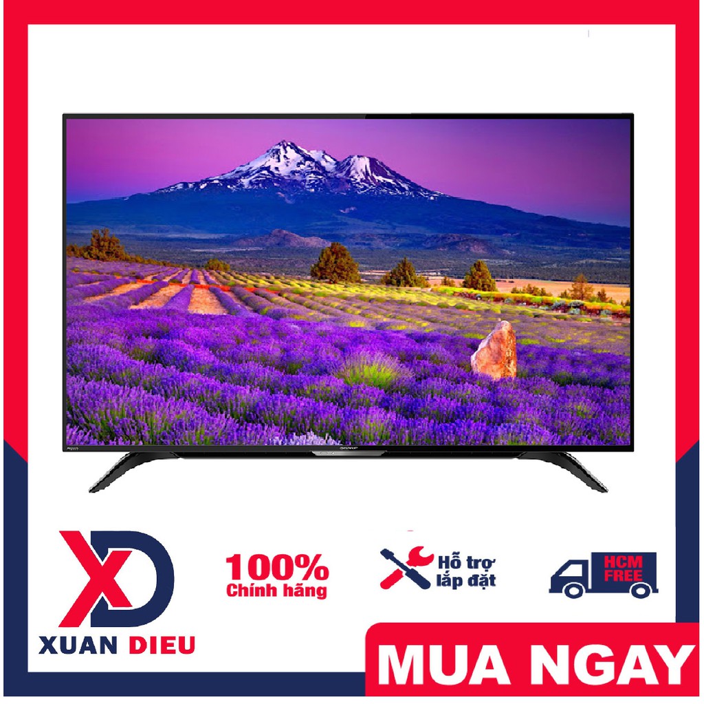 Android Tivi Sharp 4K 50 inch 4T-C50BK1X (2019) - Hệ điều hành Android, Nơi sản xuất Malaysia, giao hàng miễn phí HCM | BigBuy360 - bigbuy360.vn