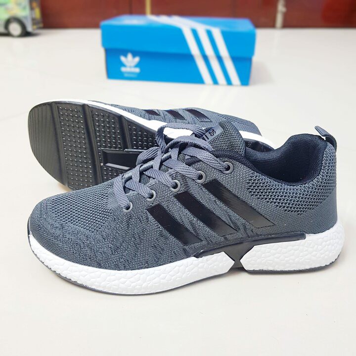 GIÀY THỂ THAO NAM MÀU GHI ĐẾ TRẮNG, SIZE 39-44 | BigBuy360 - bigbuy360.vn
