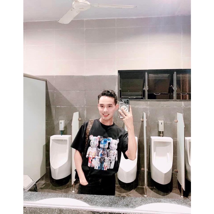 [RẺ VÔ ĐỊCH] Áo phông unisex RICH 3 BEAR basic form rộng tay lỡ dành cho nam nữ