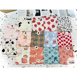 bộ pijama lụa latin 2 dây cánh tiên , hình  họa tiết xinh xắn