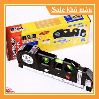 [Free ship từ 150k] Thước ni vô laser đa năng cân bằng kèm thước kéo 2,5m
