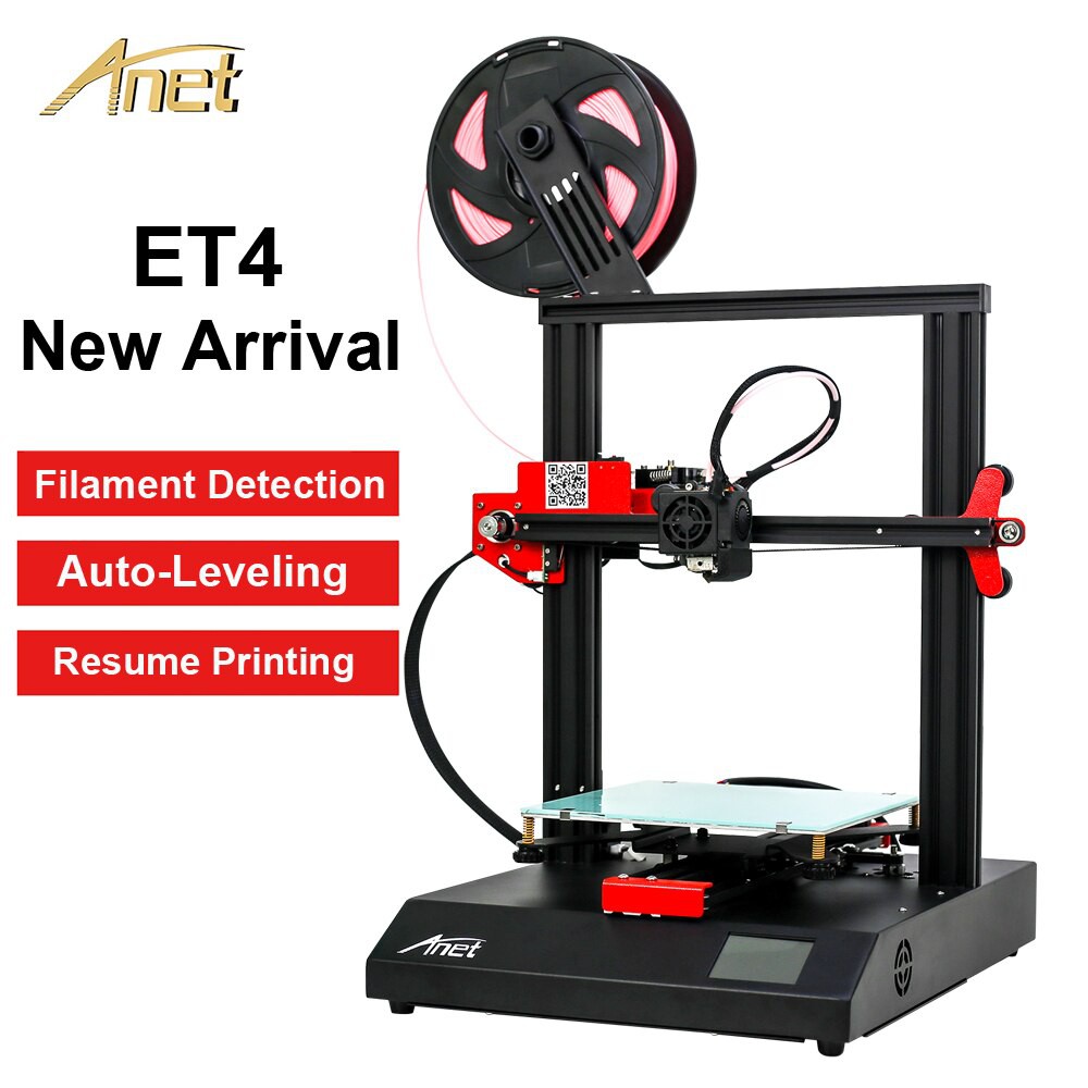 Máy In 3D Anet ET4/ET4X chính hãng, nguyên kiện sánh ngang Ender 3 v2