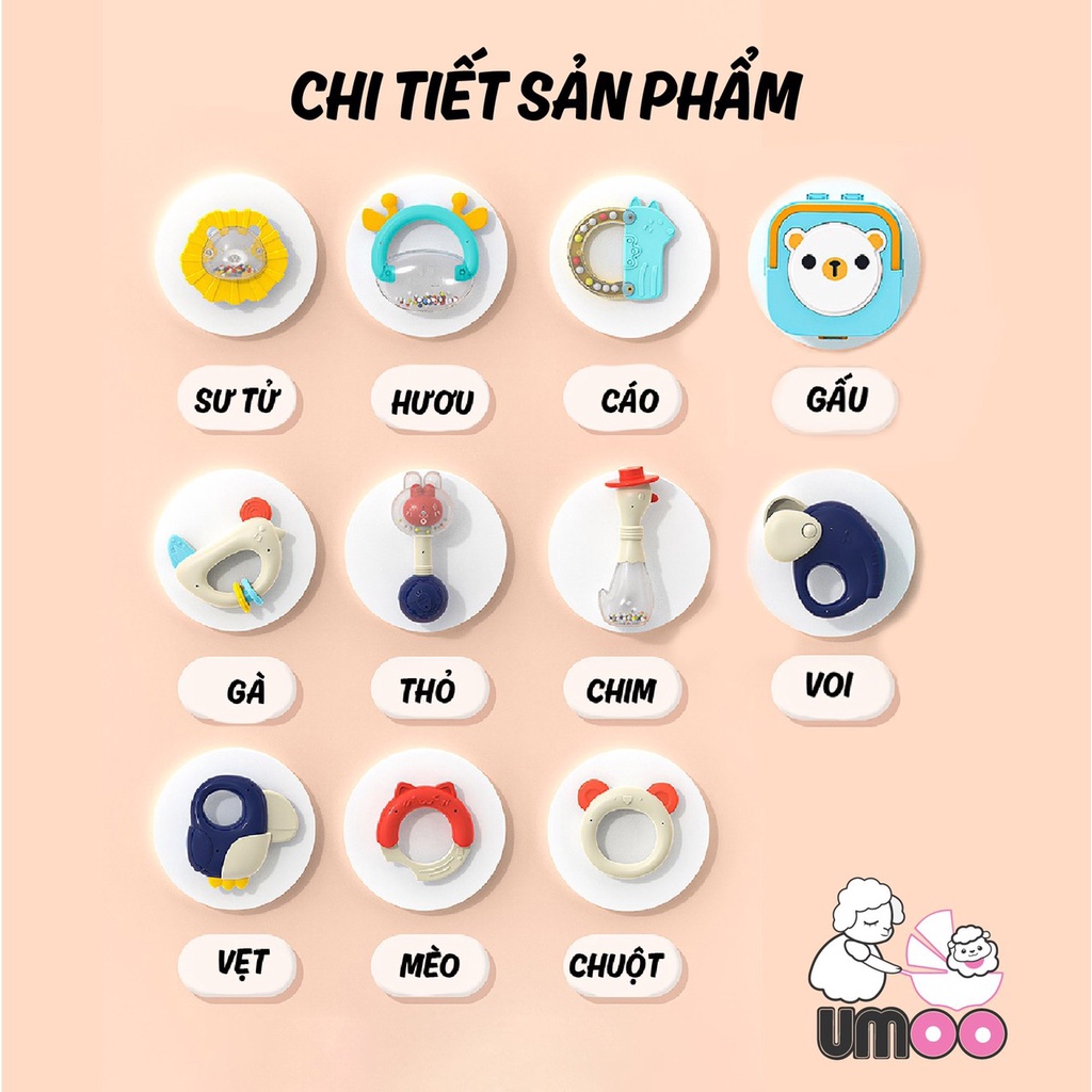 Hộp Xúc Xắc Đèn Nhạc Umoo - UM-10100