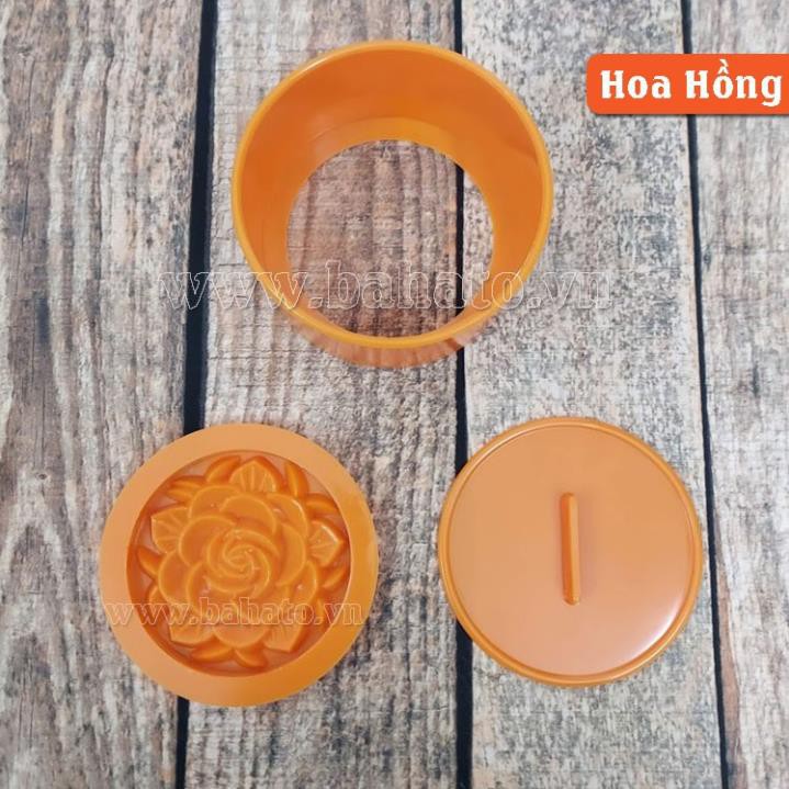Khuôn xôi tròn 14cm (chọn mẫu Sen, Hồng, Phước, Lộc, Thọ, Hỷ)