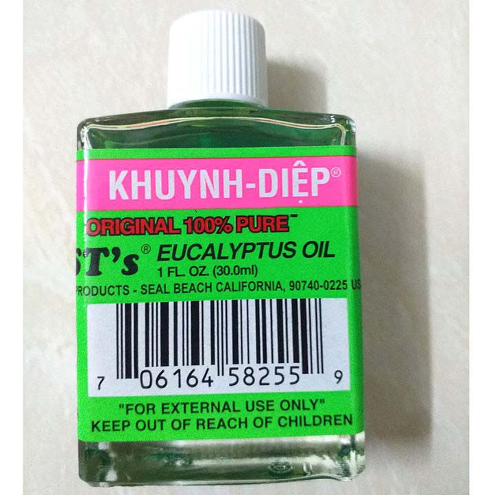 Dầu khuynh Diệp Mỹ nguyên chất 30ml BST's Eucalyptus Oil
