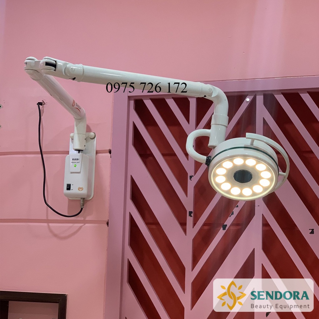 Đèn mổ treo tường bóng LED, đèn tiểu phẫu KD-2012D-1
